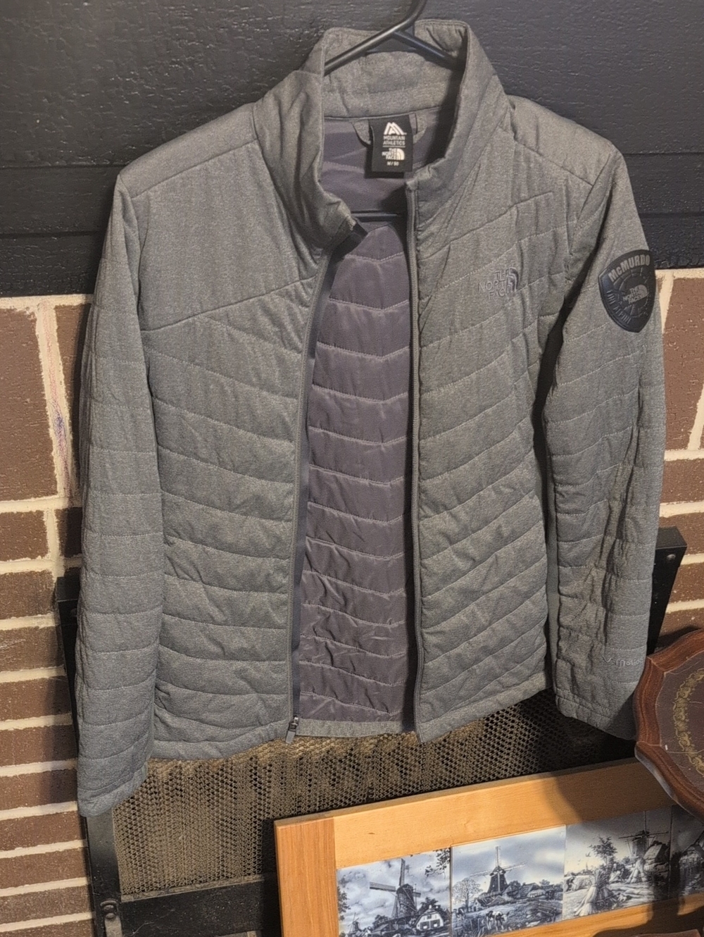 The North Face Women's Gray Quilted Puffer Jacket